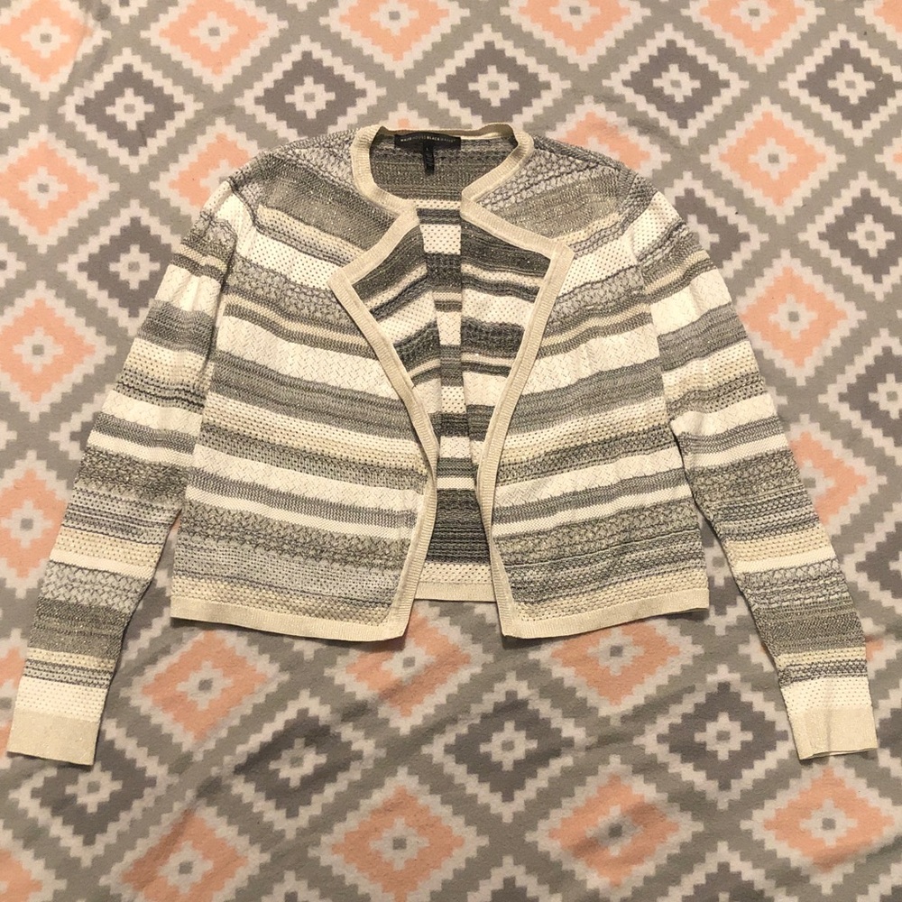 White House Black Market Knit Cardigan Size Large